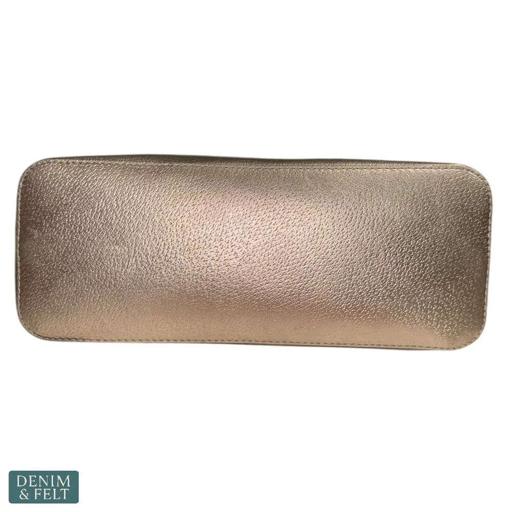 Kate Spade‎ Wellesley Rachelle Metallic Rose Gold Leather Satchel Crossbody Bag